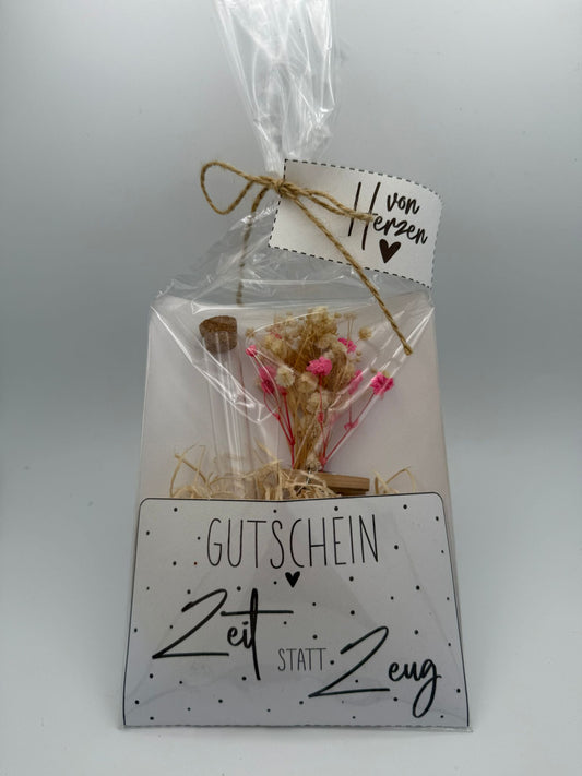 Gutschein Zeit statt Zeug