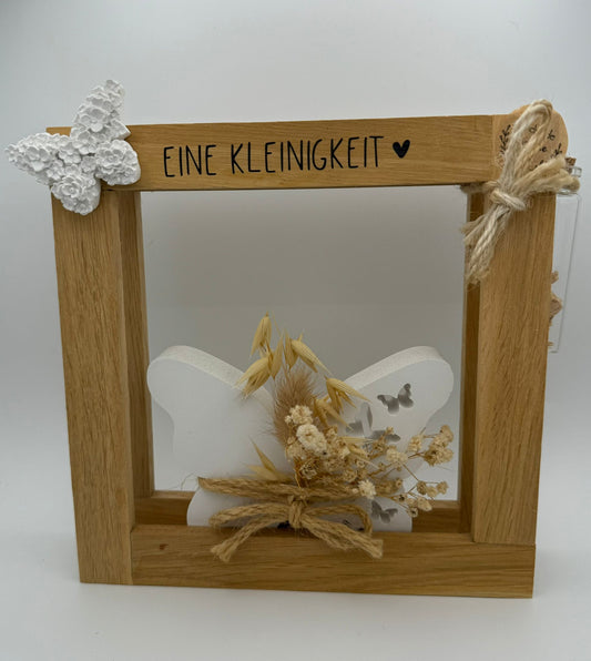 Schmetterling Holzrahmen