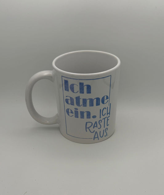 Tasse Ich atme ein