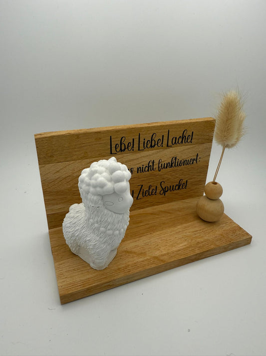 Lama Aufsteller